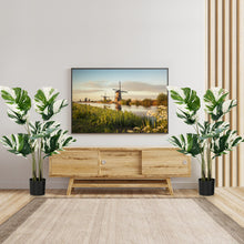 Load image into Gallery viewer, 2 Pack 4 Feet Artificial Monstera Deliciosa Plants for Home Office
