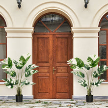 Load image into Gallery viewer, 2 Pack 4 Feet Artificial Monstera Deliciosa Plants for Home Office
