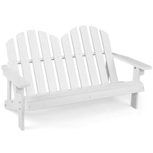 Load image into Gallery viewer, 2 Person Adirondack Chair with High Backrest-White

