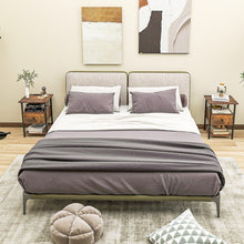 Load image into Gallery viewer, 1/2 Pieces 3-Tier Nightstand with Charging Station and Drawer-Set of 2
