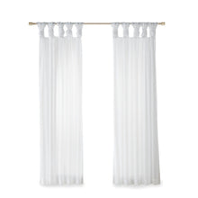 Load image into Gallery viewer, Madison Park Twisted Tab Voile Sheer Window Pair -50X84" Mp40-5468
