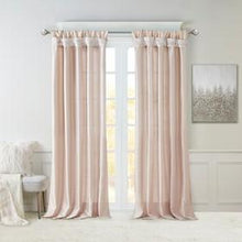 Load image into Gallery viewer, Madison Park Emilia 100% Polyester Twist Tab Lined Window Curtain MP40-6324 By Olliix
