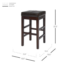 Load image into Gallery viewer, Valencia Backless Bicast Leather Counter Stool
