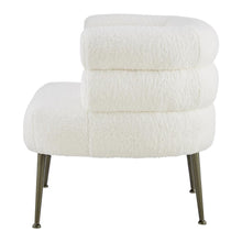 Load image into Gallery viewer, Zerline Faux Shearling Fabric Accent Chair
