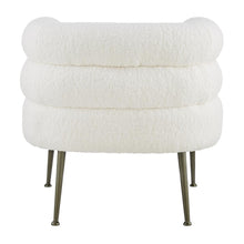 Load image into Gallery viewer, Zerline Faux Shearling Fabric Accent Chair
