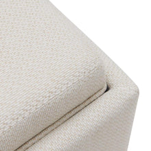 Load image into Gallery viewer, Cameron Square Fabric Storage Ottoman with Tray
