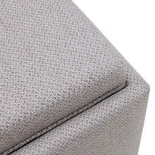 Load image into Gallery viewer, Cameron Square Fabric Storage Ottoman with Tray
