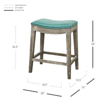 Load image into Gallery viewer, Elmo Bonded Leather Counter Stool

