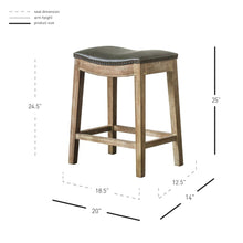 Load image into Gallery viewer, Elmo Bonded Leather Counter Stool
