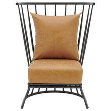 Load image into Gallery viewer, Jupiter KD PU Metal Accent Chair
