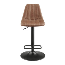 Load image into Gallery viewer, Robert PU Gaslift Swivel Bar Stool, (Set of 2)
