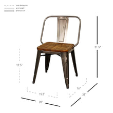 Load image into Gallery viewer, Brian Metal Side Chair, (Set of 4)
