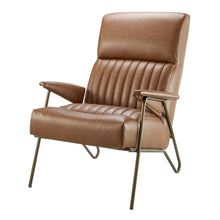 Load image into Gallery viewer, Caspian Bonded Leather Accent Chair
