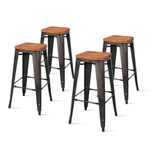 Load image into Gallery viewer, Metropolis Backless Bar Stool, (Set of 4)
