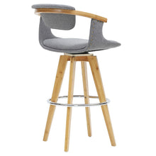 Load image into Gallery viewer, Darwin Fabric Bamboo Counter Stool
