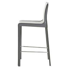 Load image into Gallery viewer, Gervin Recycled Leather Counter Stool, (Set of 2)
