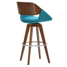 Load image into Gallery viewer, Cyprus Swivel Fabric Bar Stool
