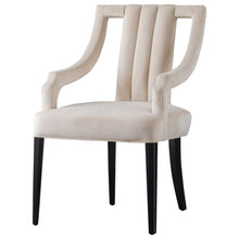 Load image into Gallery viewer, Viola Velvet Fabric Klismos Chair
