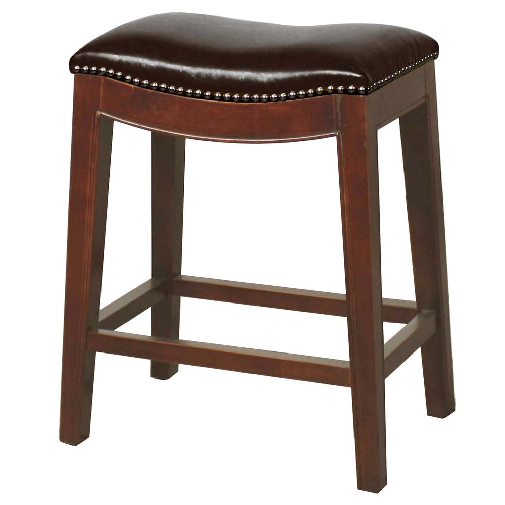 Elmo Bonded Leather Counter Stool