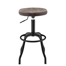 Load image into Gallery viewer, Eaton PU Leather Gaslift Backless Swivel Bar Stool
