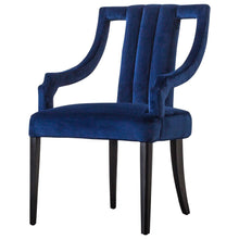 Load image into Gallery viewer, Viola Velvet Fabric Klismos Chair
