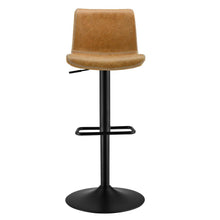 Load image into Gallery viewer, Jayden PU Leather Low back Gaslift Bar Stool, (Set of 2)

