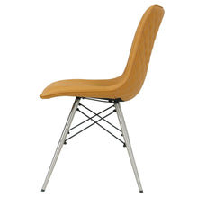 Load image into Gallery viewer, Blaine PU Chair Stainless Steel Legs, (Set of 2)
