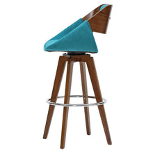 Load image into Gallery viewer, Cyprus Swivel Fabric Bar Stool
