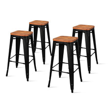 Load image into Gallery viewer, Metropolis Backless Bar Stool, (Set of 4)
