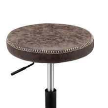 Load image into Gallery viewer, Eaton PU Leather Gaslift Backless Swivel Bar Stool
