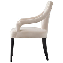 Load image into Gallery viewer, Viola Velvet Fabric Klismos Chair
