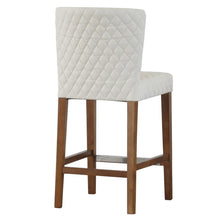 Load image into Gallery viewer, Albie Diamond Stitching PU Leather Counter Stool
