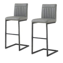 Load image into Gallery viewer, Ronan PU Leather Bar Stool, (Set of 2)
