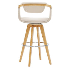 Load image into Gallery viewer, Darwin Fabric Bamboo Counter Stool
