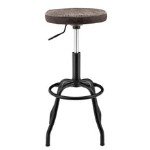 Load image into Gallery viewer, Eaton PU Leather Gaslift Backless Swivel Bar Stool
