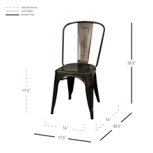 Load image into Gallery viewer, Metropolis Metal Side Chair, (Set of 4)

