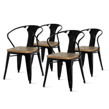 Load image into Gallery viewer, Metropolis Metal Arm Chair, (Set of 4)
