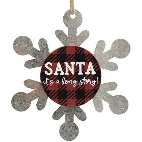 Look At Frosty Go Snowflake Ornament 3 asstd.  (Pack of 4)