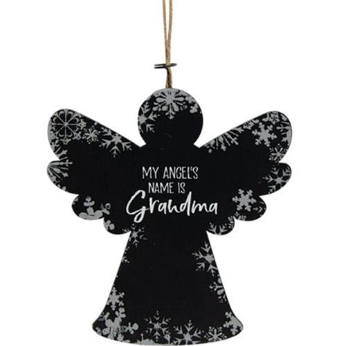 Angel's Name Ornament 3 Asstd. (Pack of 4)