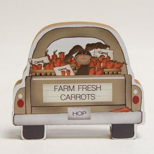 Farm Fresh Carrots Chunky Truck w/Bunny (Pack of 4)