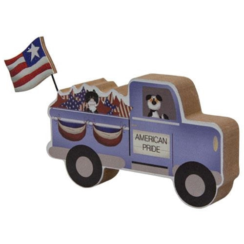 American Pride Chunky Truck (Pack of 4)