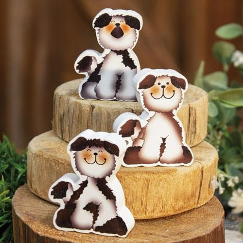 Chunky Fluffy Puppy 3 Asstd. (Pack of 4)