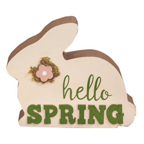 Hello Spring Chunky Bunny (Pack of 4)