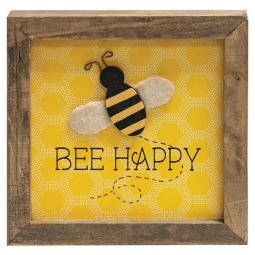 Bee Happy Frame (Pack of 4)