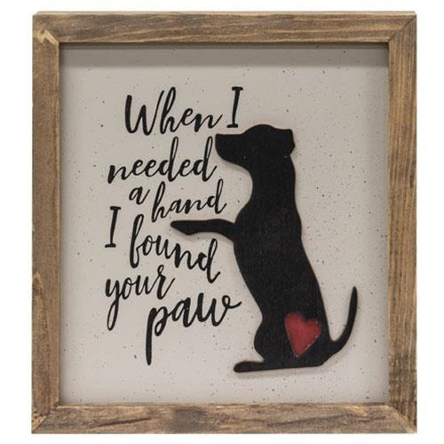 I Found Your Paw Frame (Pack of 2)
