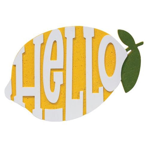 Hello Lemon Sign