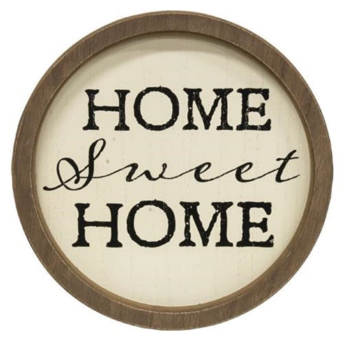 Home Sweet Home Circle Frame (Pack of 2)