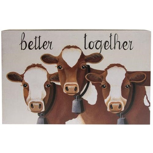 Better Together Box Sign (Pack of 2)