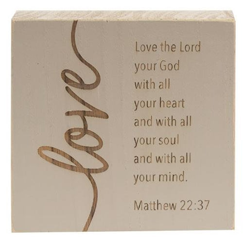 Engraved Scripture Block 3 Asstd. (Pack of 2)