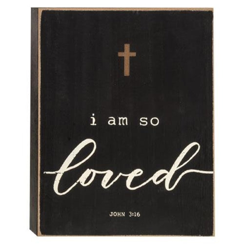 So Loved Box Sign (Pack of 2)